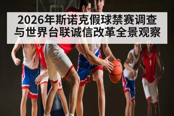 2026年斯诺克假球禁赛调查与世界台联诚信改革全景观察